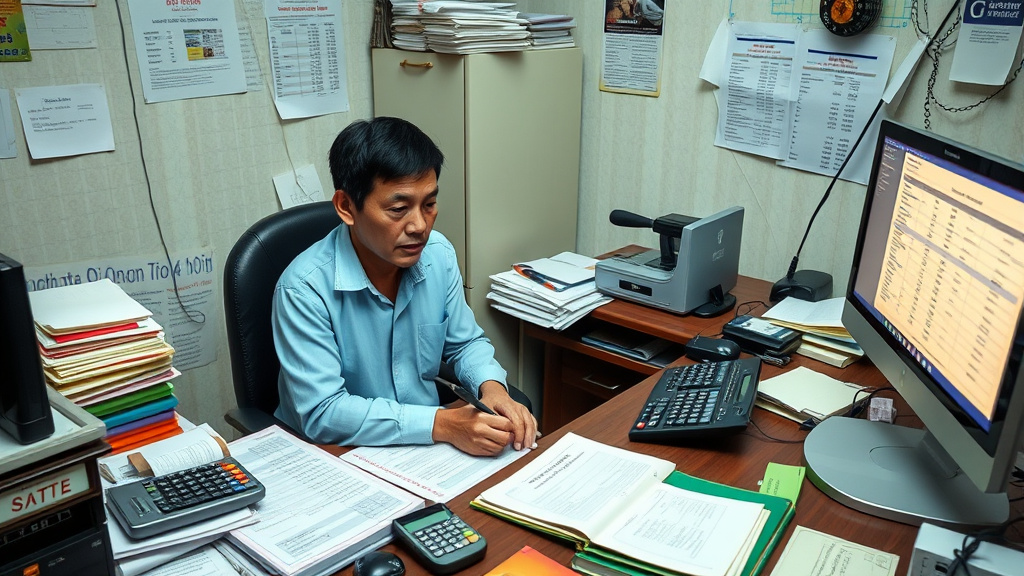 Cách tính thuế hộ kinh doanh cá thể theo phương pháp kê khai